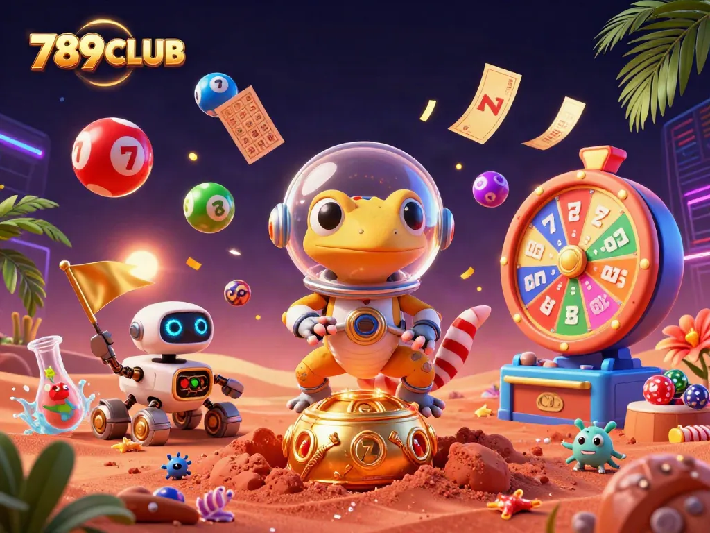 Experience thrilling gameplay at 789CLUB with exciting casino elements like slots and lucky tickets.