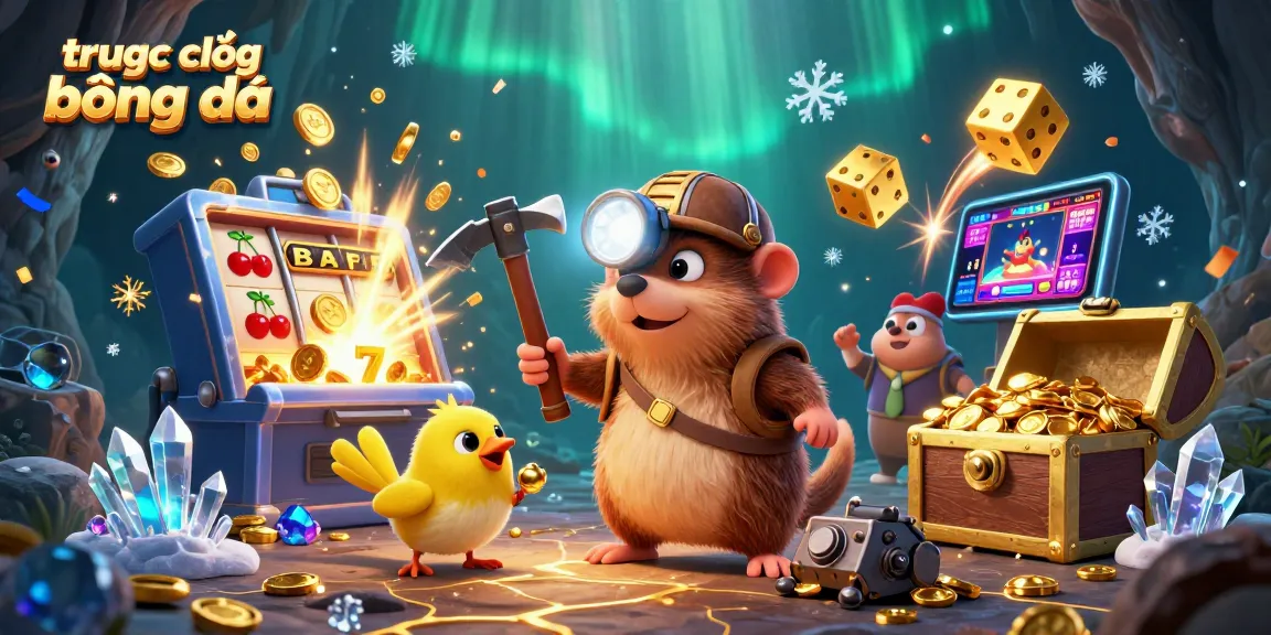 Experience trực tiếp bóng đá excitement with vibrant 3D scenes showcasing dynamic casino elements and engaging characters.