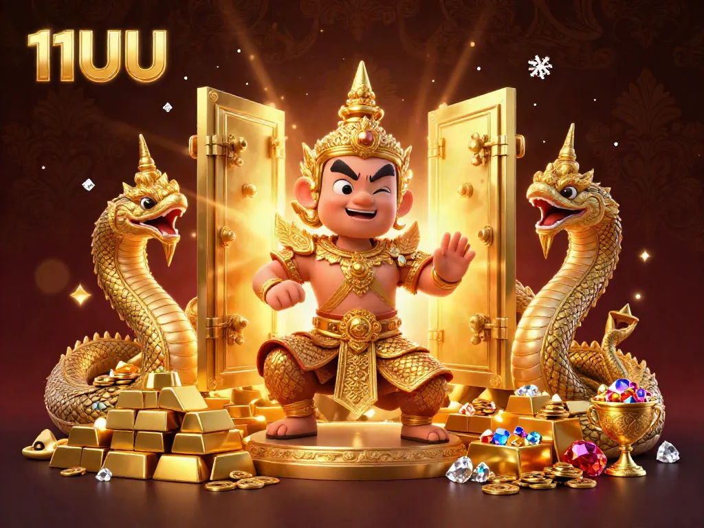 Experience thrilling adventures with 11UU's exciting gaming through a mystical 3D illustration.