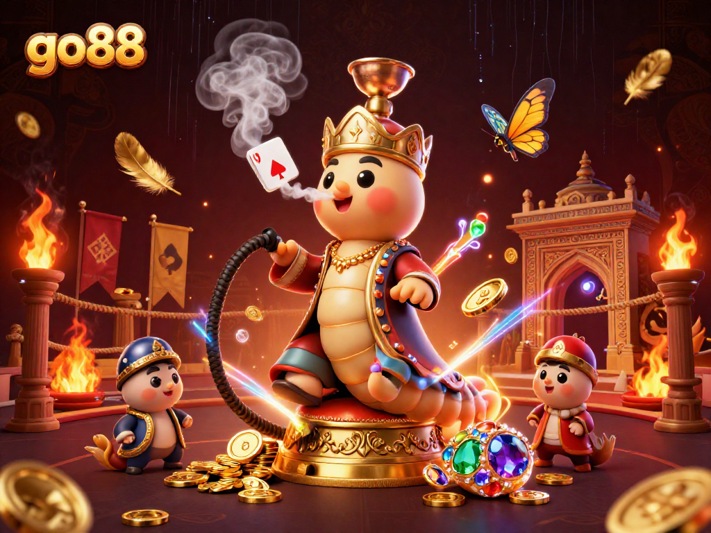 Explore vibrant gambling action with go88, featuring dynamic casino elements and lively characters.