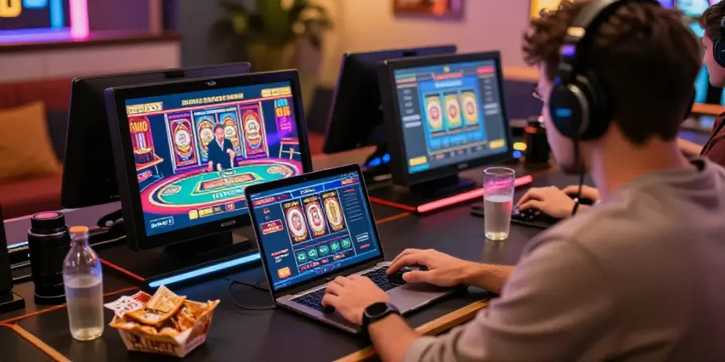 Dewalive player enjoying live casino gaming experience with realistic graphics and interactive elements.