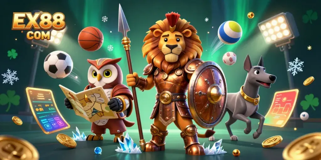 Engage with thrilling betting action in a vibrant online casino featuring EX88 COM.